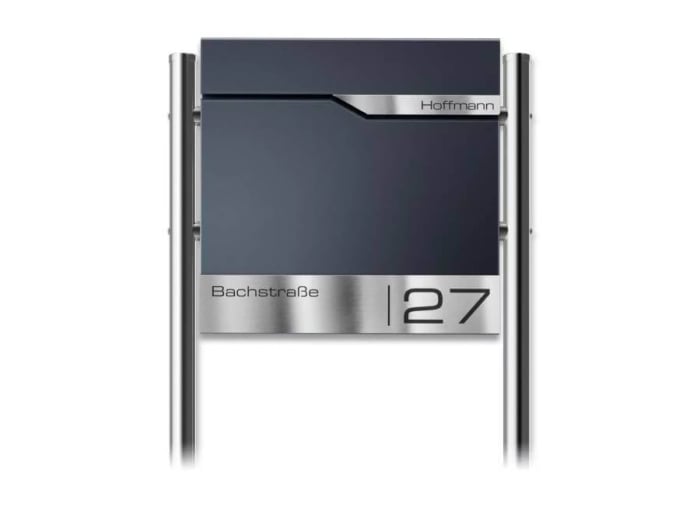 Cutie poștală independentă Mimo Elvo din oțel de înaltă calitate | ral 7016 Personalizata [5]