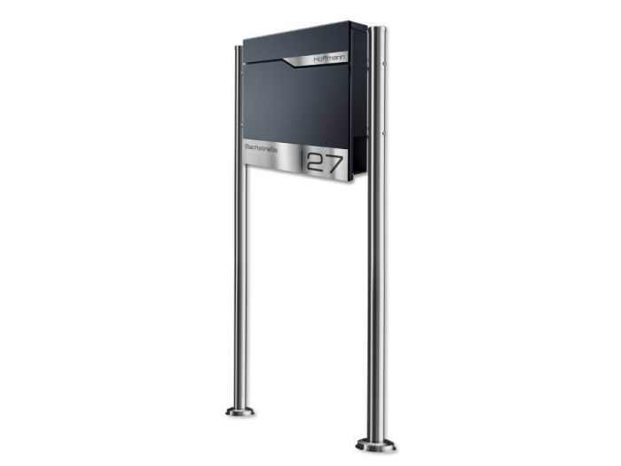 Cutie poștală independentă Mimo Elvo din oțel de înaltă calitate | ral 7016 Personalizata [1]