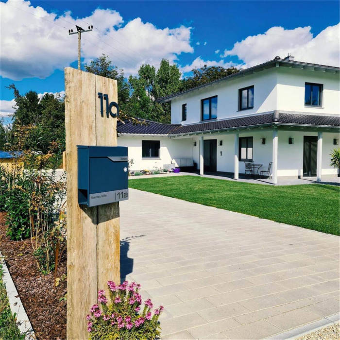 Cutie poștală MimoElvo cu sonerie wireless | personalizată cu gravură | plăcuță de identificare din oțel inoxidabil [6]