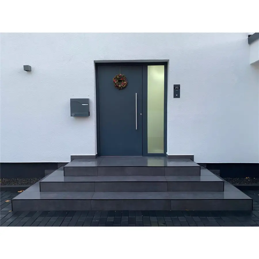 Cutia poștală Mimo Elvo Gri Antracit plăcuță de identificare interschimbabilă Personalizata [3]