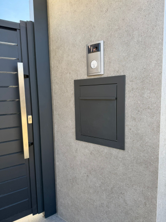 Cutie poștală încastrabilă MimoElvo antracit RAL 7016 | Hugo [2]