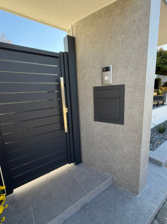 Cutie poștală încastrabilă MimoElvo antracit RAL 7016 | Hugo [13]