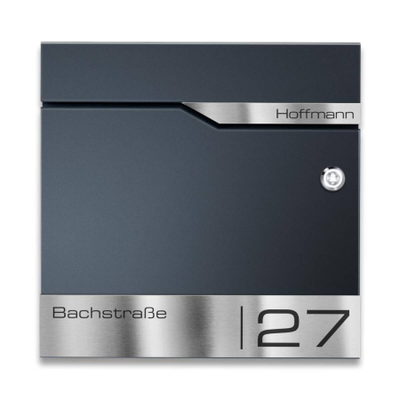 Cutie poștală MimoElvo cu sonerie wireless | personalizată cu gravură | plăcuță de identificare din oțel inoxidabil [6]