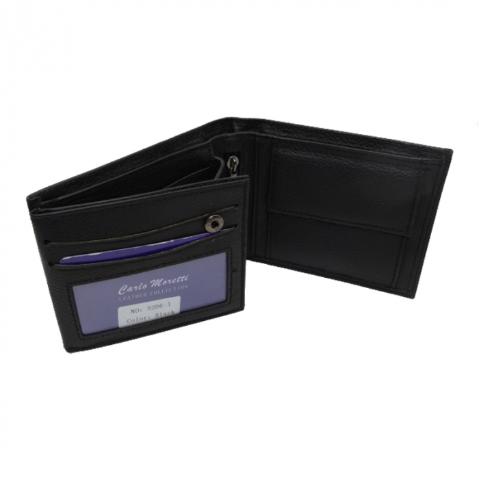 Portofel din piele pentru barbati Hassion 7137QWX, Negru [3]