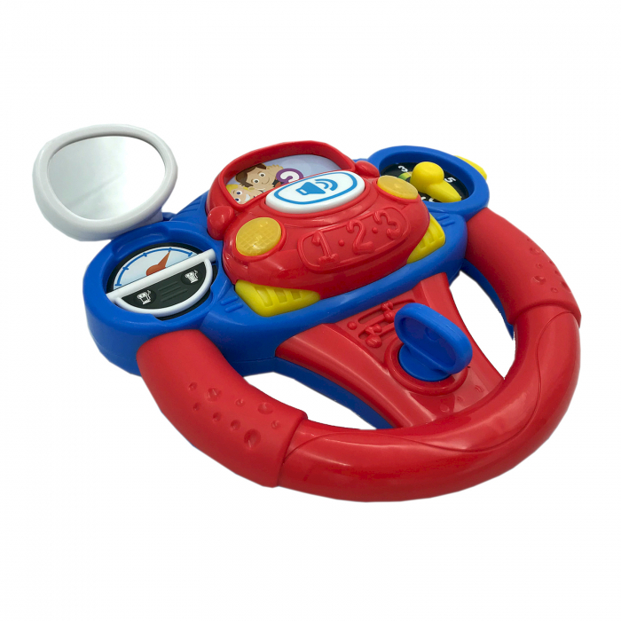 Jucarie volan interactiv pentru copii Winfun 000684, Rosu [5]