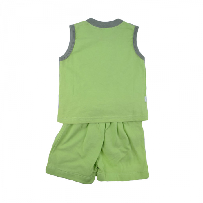 Compleu 2 piese de vara pentru baieti Koala Autko 01-636V-74 cm, Verde [2]