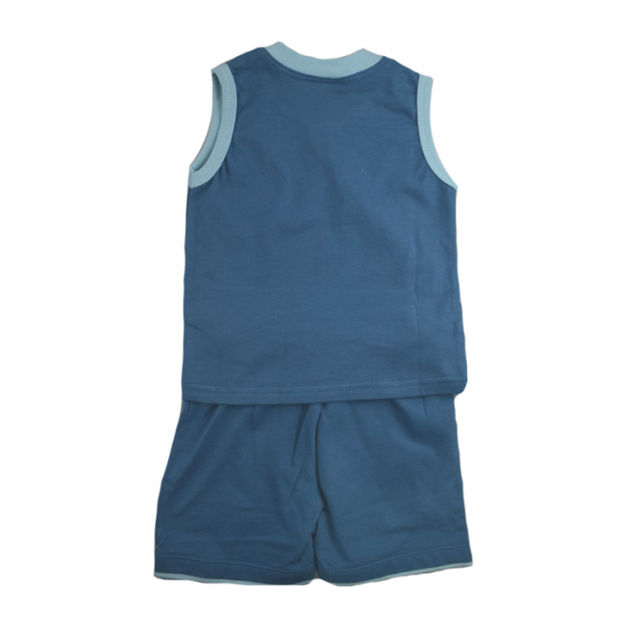 Compleu 2 piese de vara pentru baieti Koala Autko 01-663-74 cm, Bleumarin [2]