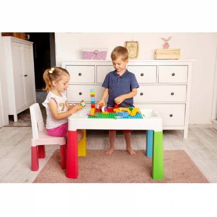 Set 2 piese masuta si scaunel 72 x 47 cm Tega Baby 015891, Multicolor [4]