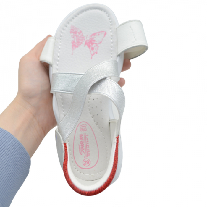 Sandale ortopedice pentru fete Tom Miki C-T9084-D-29, Argintiu [3]