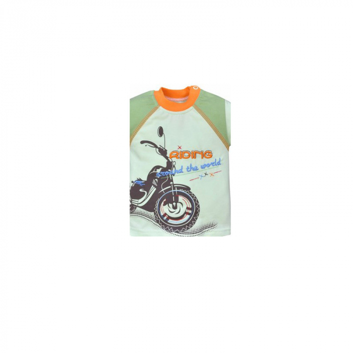 Compleu 2 piese de vara pentru baieti Koala Motorek 03-624V_62 cm, Verde [2]
