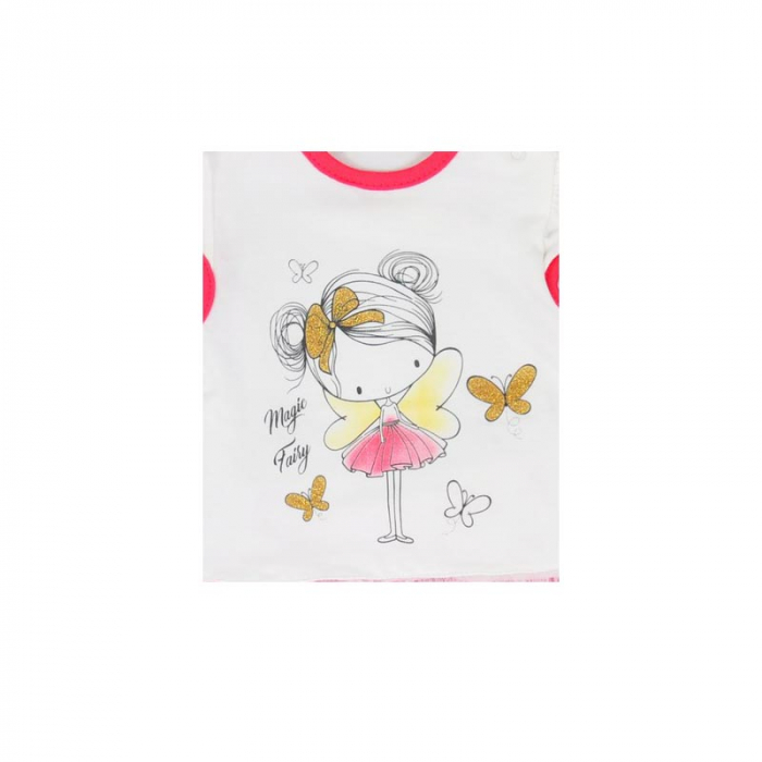 Compleu 2 piese pentru fete Wrozka Koala 05-179-1-74, Alb [2]