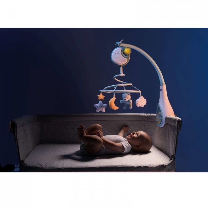 Carusel muzical pentru baieti Chicco 089772, Albastru [3]