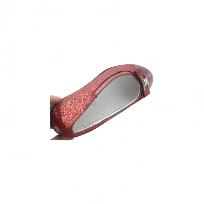 Pantofi ortopedici pentru fete Bi&Ki C-T36-35-D-32, Visiniu [3]