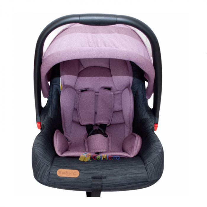 Scoica auto pentru fete 0-13 kg Baby C BS08, Mov [2]