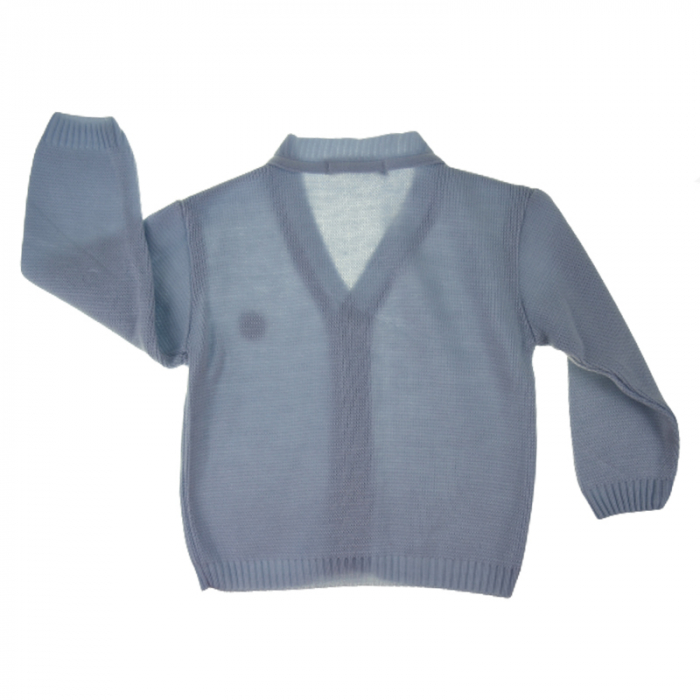 Cardigan cu maneca lunga pentru baieti Mini Junior CMJ-0102, Gri [2]