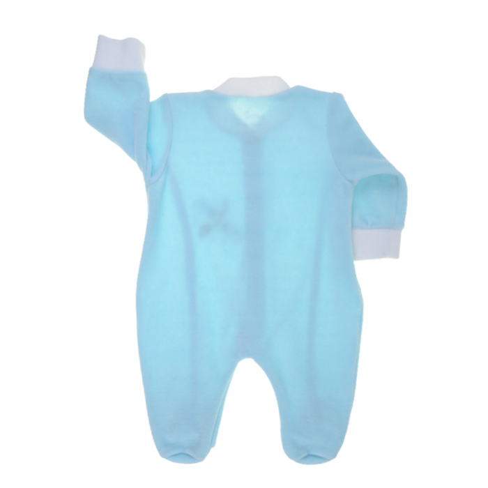 Salopeta cu maneca lunga pentru fete Model 6 M6-36523-54-58, Albastru [2]