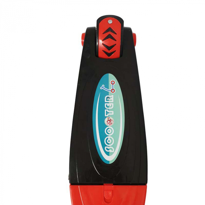 Trotineta transformabila cu lumini si sunet 2 in 1 RCO Scooter PC 77-A, Rosu [3]