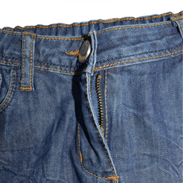 Pantaloni 3/4 din blug pentru fete Wenice WNCAT55053-2-01, Albastru [3]