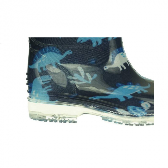Cizme din cauciuc pentru baieti Mini Junior FMTT-098-23, Bleumarin [4]
