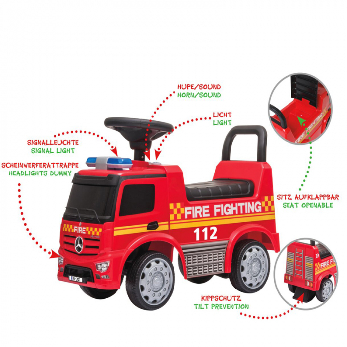 Masina de pompieri Toyz Mercedes-Benz MB-1, Rosu [7]