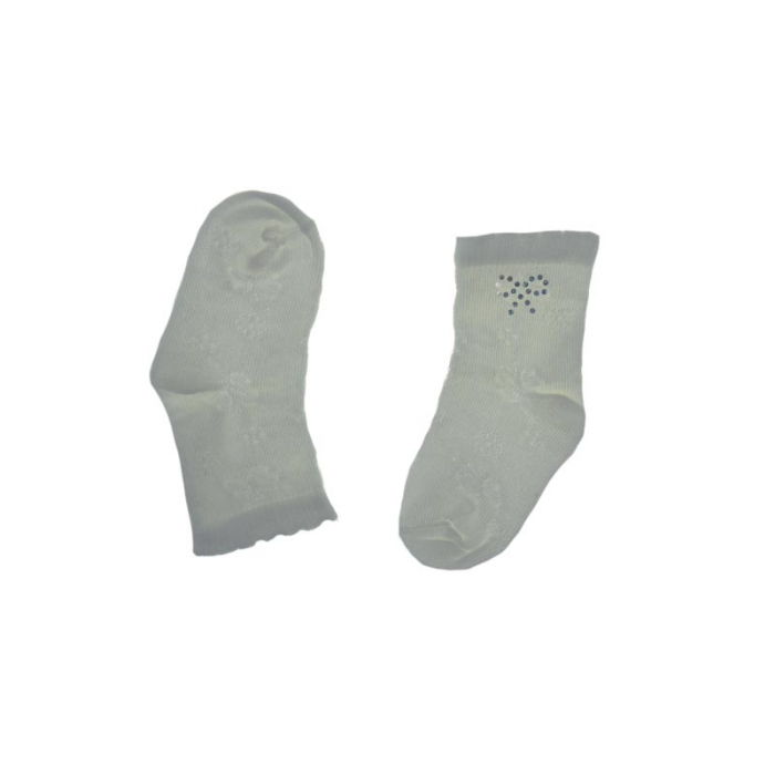 Sosete pentru fete Milusie Princessa 130313-10-13 cm, Crem [2]
