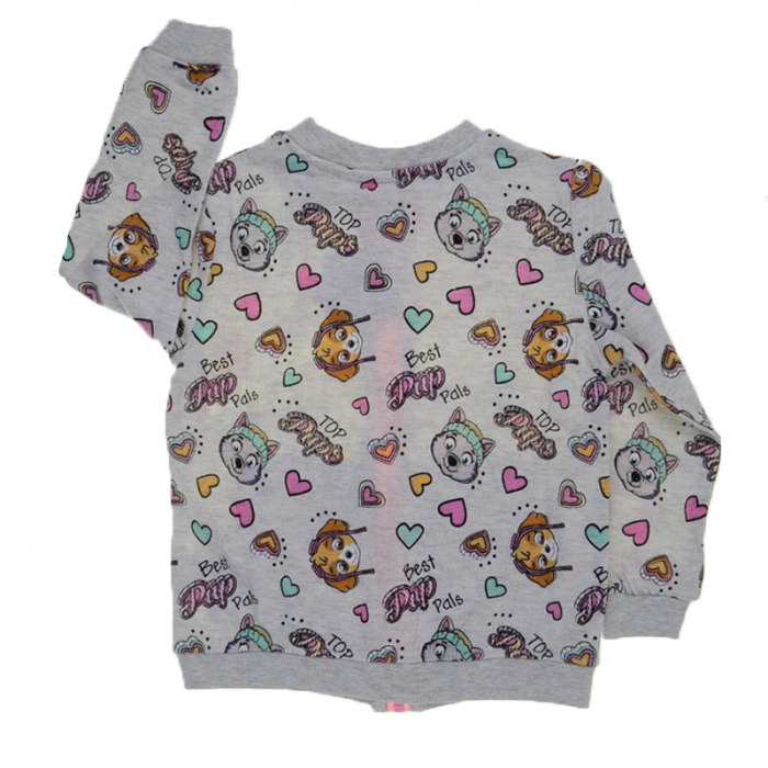 Hanorac cu maneca lunga pentru fete E Plus M Paw Patrol 00915-1-104, Gri [2]