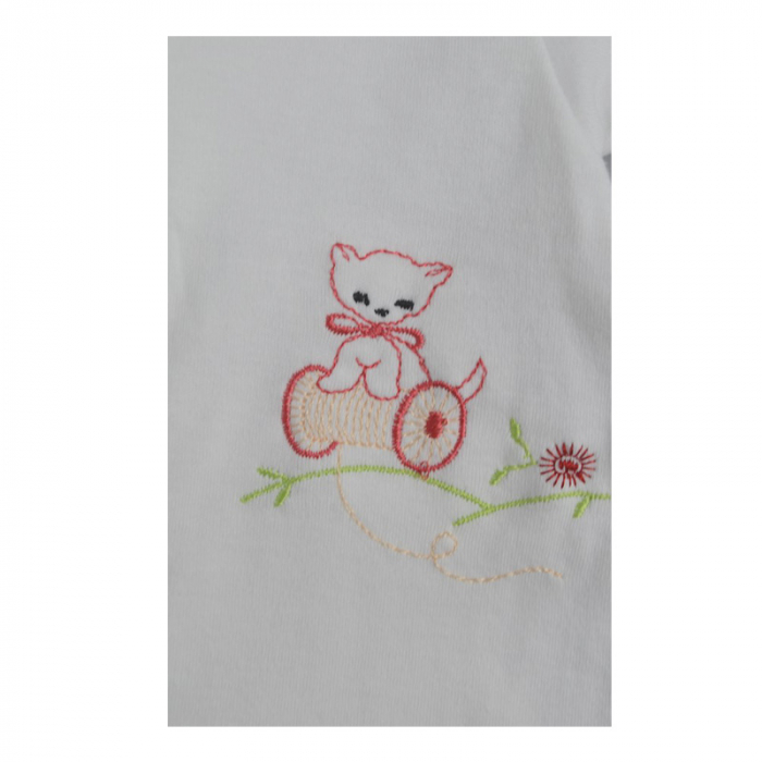 Salopeta de vara pentru fete Mini Junior 25-62A-62 cm, Alb [3]