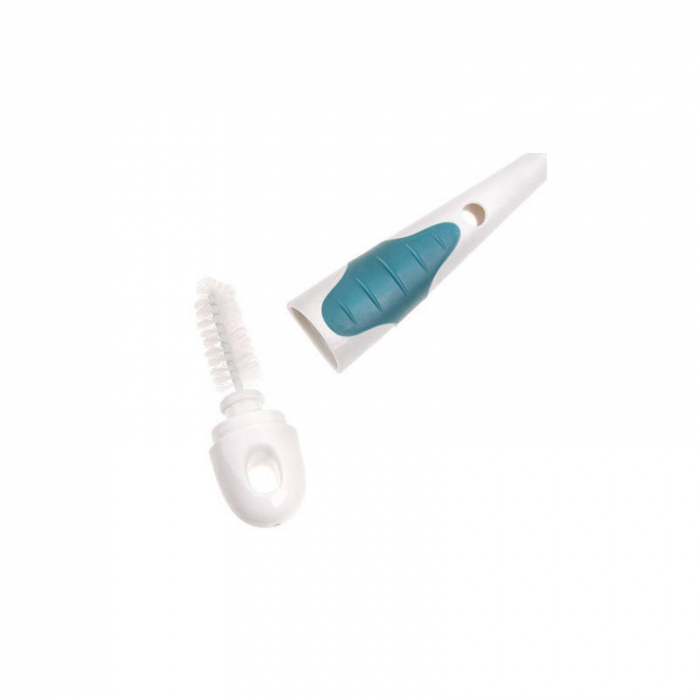 Set 2 perii din silicon pentru curatarea biberoanelor si a tetinelor Akuku A0511, Verde [5]