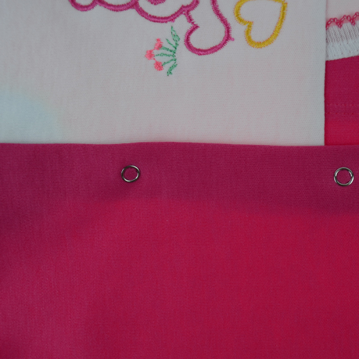 Salopeta cu maneca lunga pentru fete Pifou Model 17 M17-FUC-68, Fucsia [3]