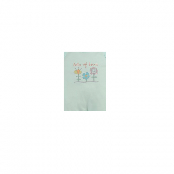 Salopeta fara maneci pentru fete Koala Flower A01-011V-68-cm, Verde [2]