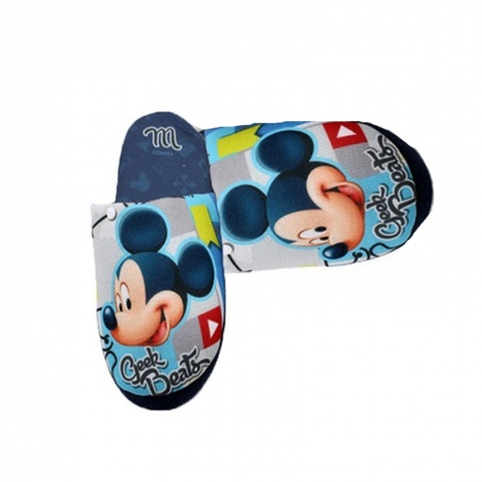 Papuci de casa pentru baietei Mickey Mouse Setino 870-141B-30-31, Bleumarin [3]