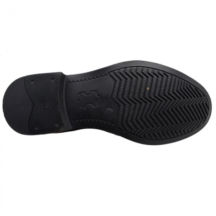 Cizme imblanite din piele pentru fete Mini Junior GPPF-123, Negru [2]