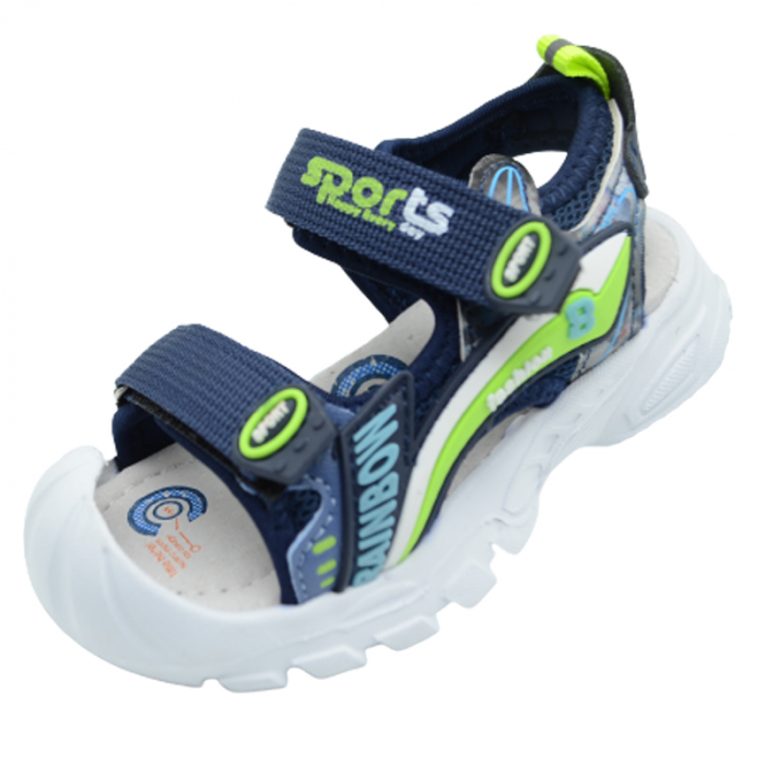 Sandale ortopedice pentru baieti Tom Miki C-T9954-W, Multicolor [2]