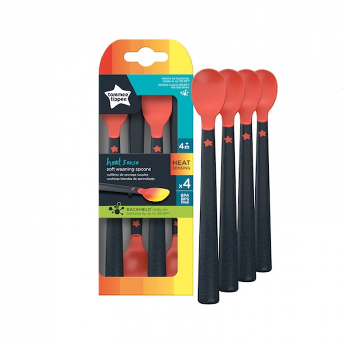Set 4 lingurite pentru copii Tommee Tippee TT-471888, Multicolor [2]