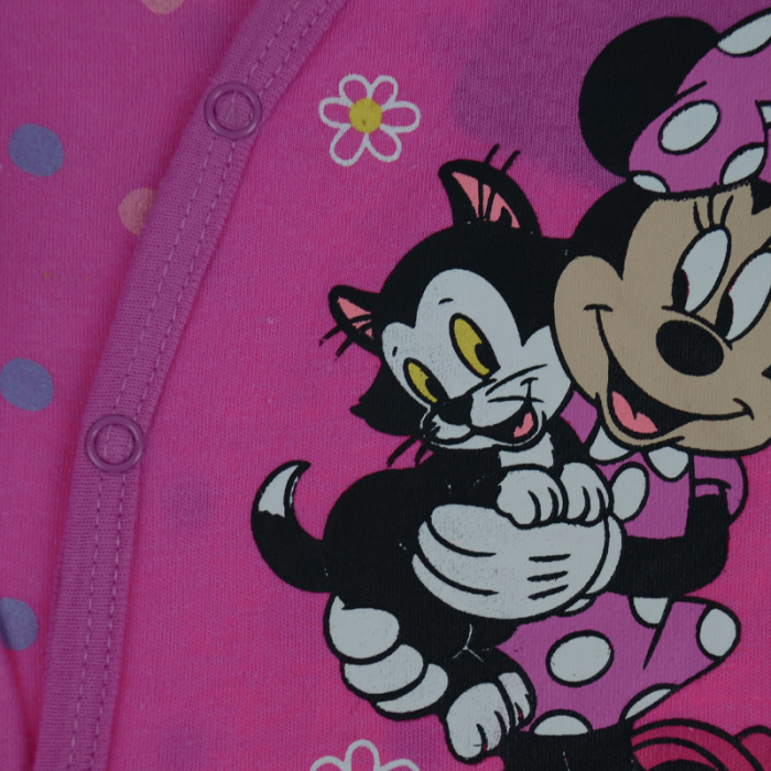 Salopeta cu maneca lunga pentru fete E Plus M Disney Baby 381617-86, Roz [3]
