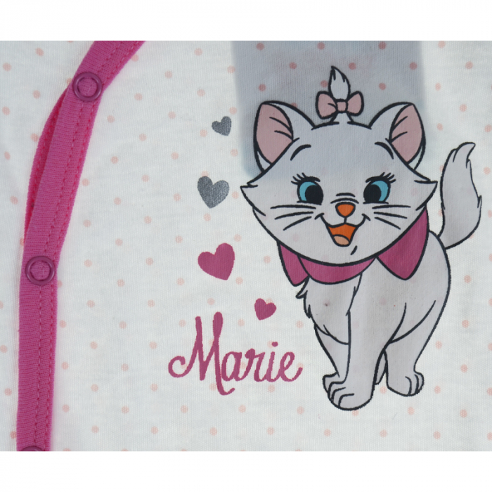 Salopeta cu maneca lunga pentru fete E Plus M Disney Baby 381655-86, Alb [3]