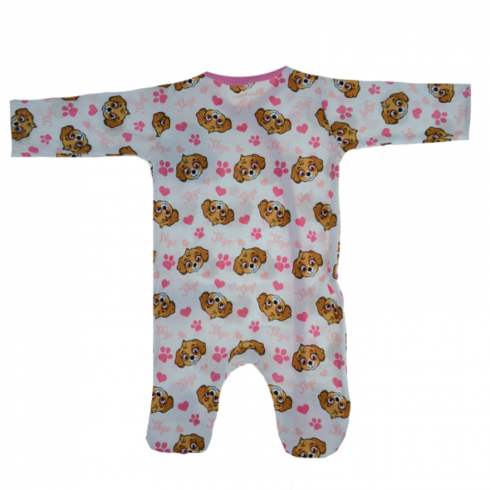 Salopeta cu maneca lunga pentru fete E Plus M Paw Patrol 381679-56, Alb [3]
