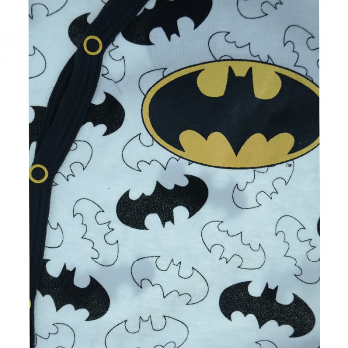 Salopeta cu maneca lunga pentru baieti E Plus M Batman 381723-56, Alb [2]