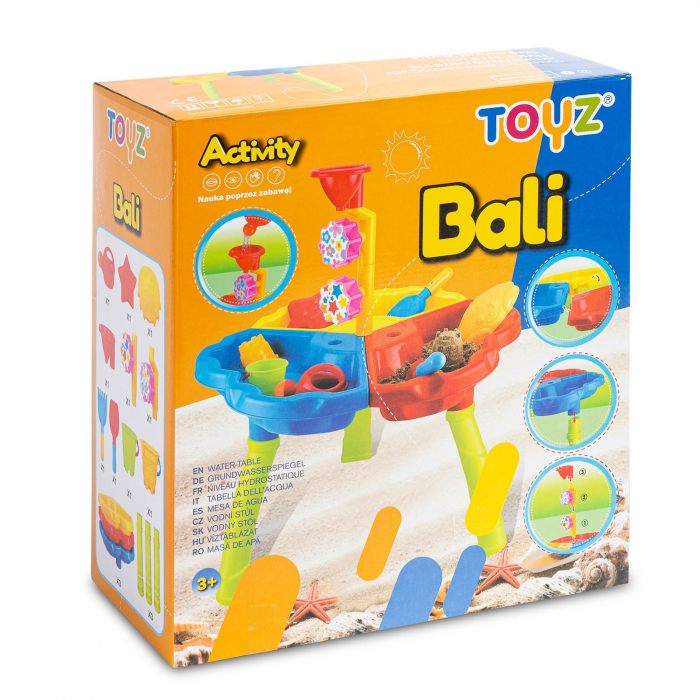 Masuta de activitati pentru apa si nisip Toyz 387147, Multicolor [2]