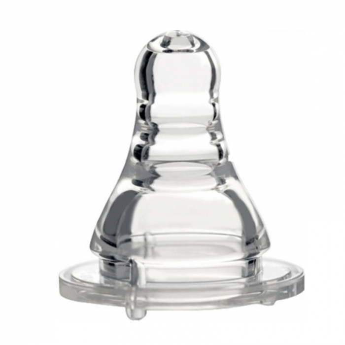 Biberon din polipropilena cu tetina din silicon 120 ml 0+ luni BabyOno 402 [2]