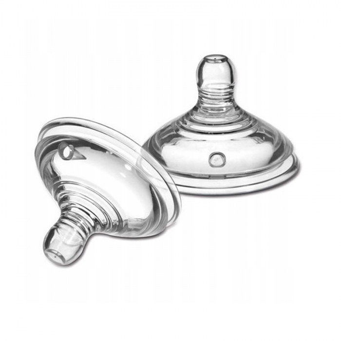 Biberon din polipropilena cu tetina din silicon 150 ml, Tommee Tippee 224002, Alb [3]