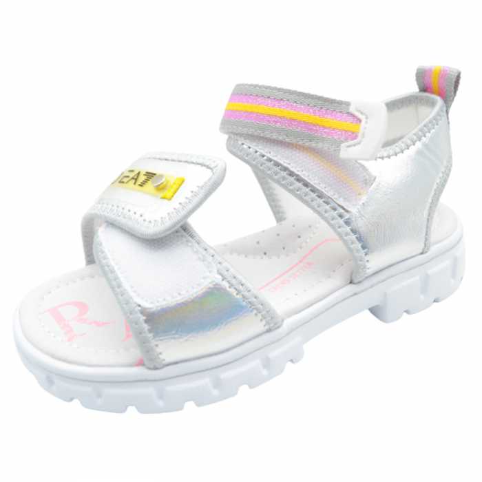 Sandale ortopedice pentru fete Tom Miki C-T10070-M-38, Argintiu [2]
