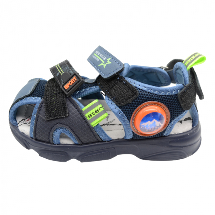 Sandale ortopedice pentru baieti Tom Miki C-10080-C-29, Bleumarin [2]