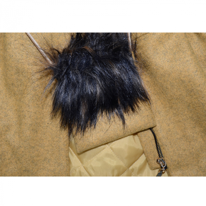 Set 2 piese palton si geanta pentru fete Tylkomet SPG-Q0098, Galben [5]