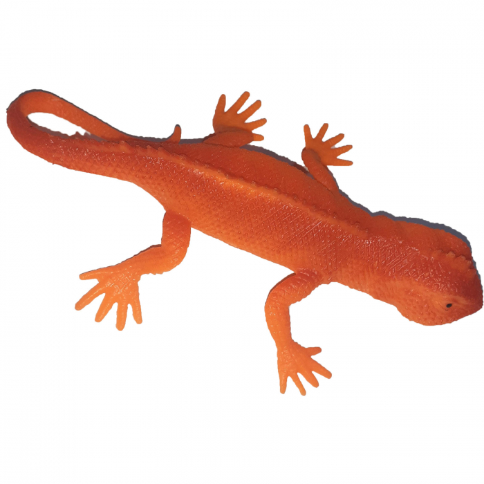 Figurina monitorul de savana 13 cm Mini Junior 555418-1, Portocaliu [4]