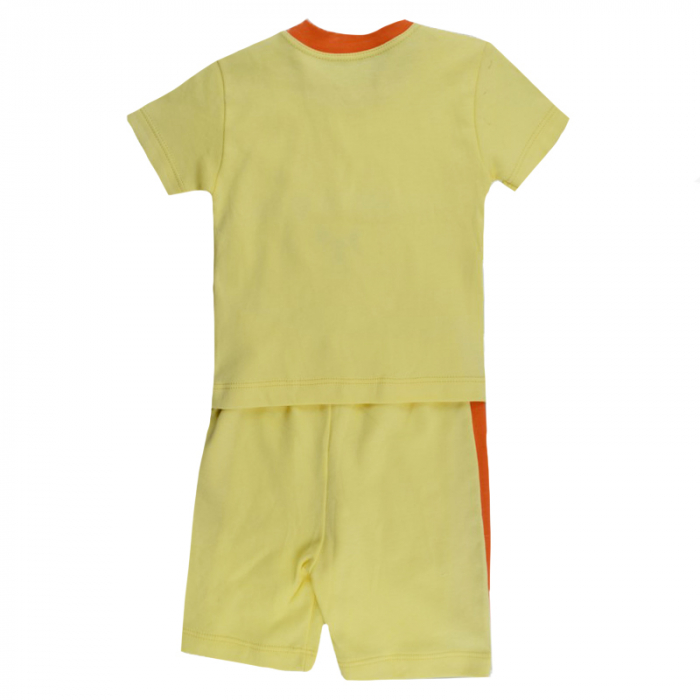 Compleu 2 piese de vara pentru baieti Mini Junior 32-36G-62-68 cm, Galben [2]
