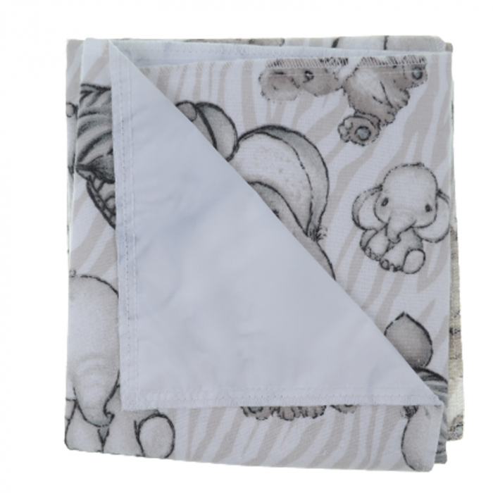 Pled impermeabil 50 x 60 cm pentru baieti Mini Junior 097543, Gri [4]