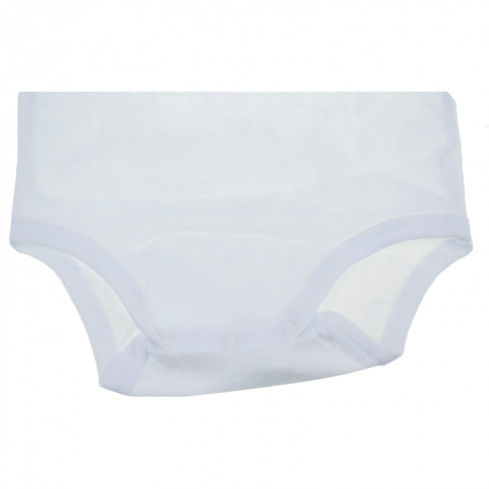 Body cu maneca lunga pentru copii Pifou Model 6 ML6-A9, Alb [2]