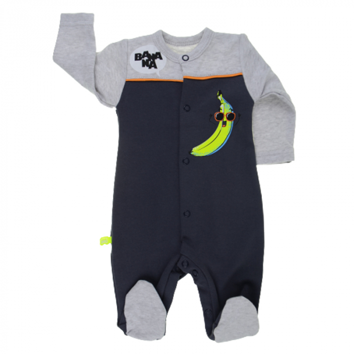 Salopeta cu maneca lunga pentru baieti Koala Banana 863454-56, Multicolor [1]