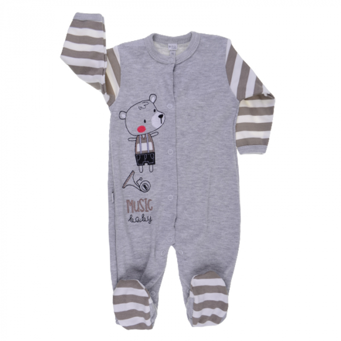 Salopeta cu maneca lunga pentru baieti Koala Bobas 3996G-62, Gri [1]
